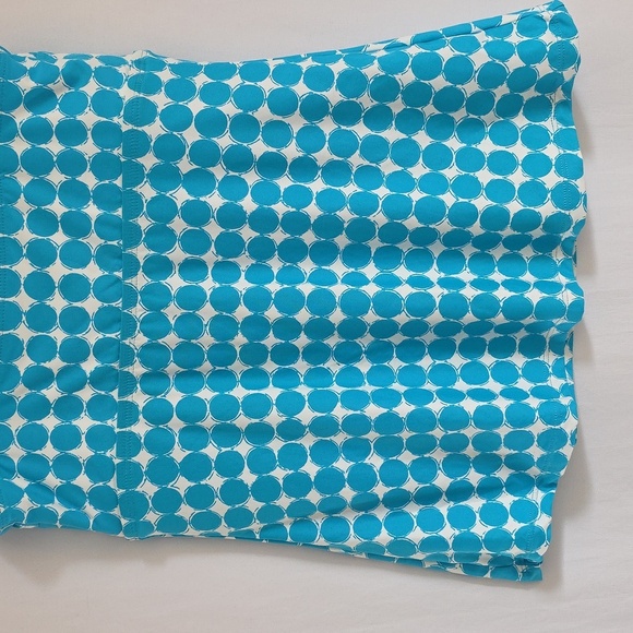 Beach House Turquoise Blue and White Polka Dot Swimsuit Top. Size 8. NWOT - Picture 6 of 8